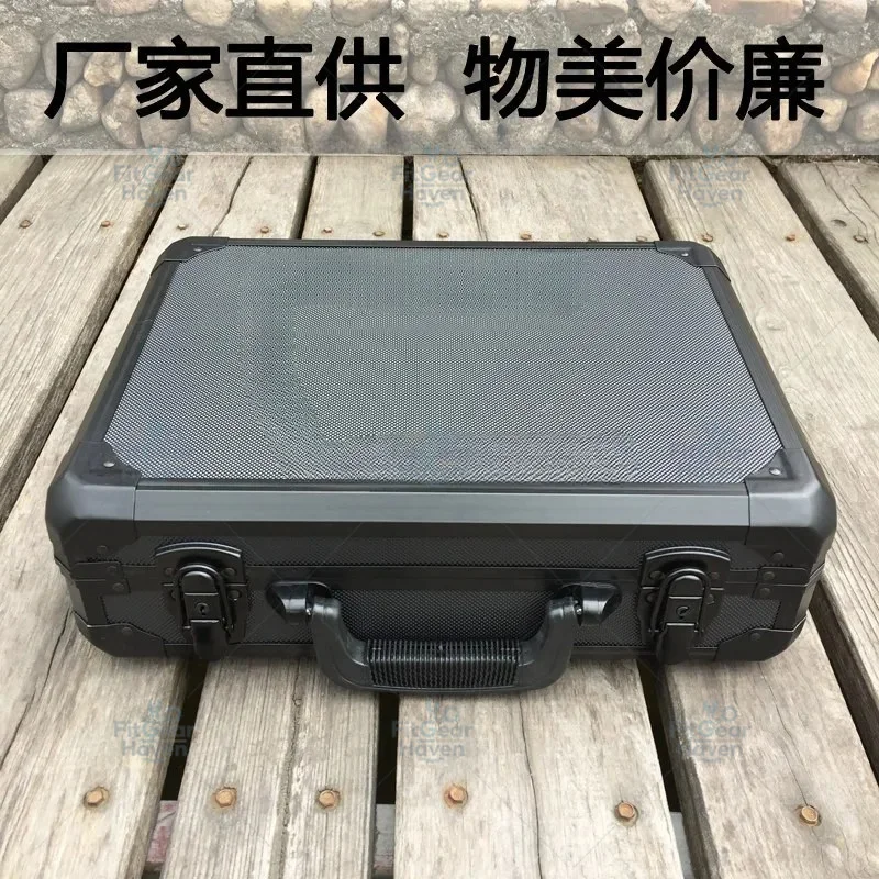 Suitable for aluminum alloy toolbox multifunctional document instrument, hardware accessories water pipe sample box