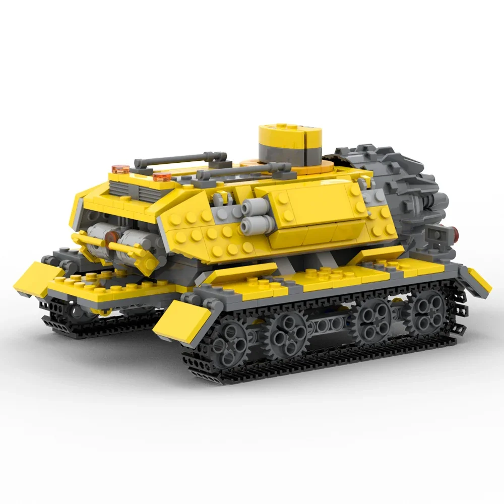 MOC NEW Space Galaxy Miner Game Galacticeds Car Model Building Blocks Cave Mining Tank Armor Vehicle  Bricks Toy Children Gift