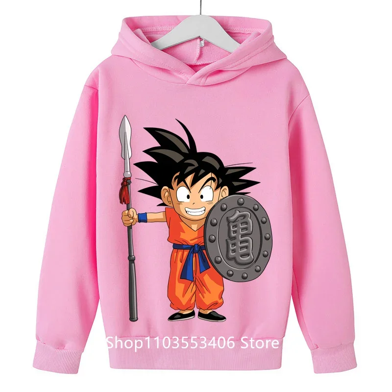 2024 Dragon Ball Hoodie Animation Peripheral Hoodie Long Sleeve Sun Wukong Leisure Clothes Spring and Autumn Men's and Women's