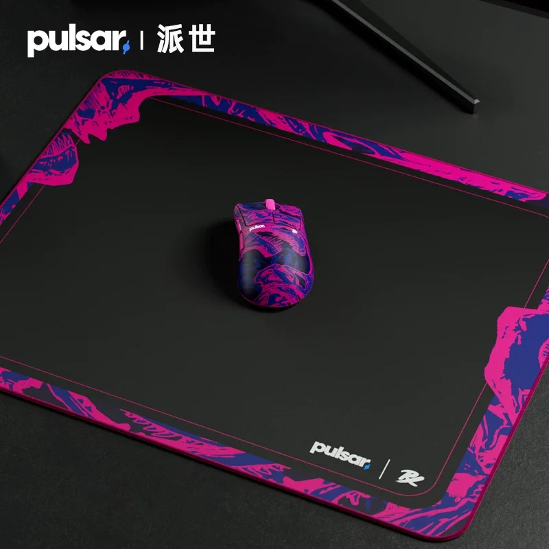 Pulsar PRX Co-branded Edition e-sports tempered  mouse pad 360 anti-abrasion fine and dense edging