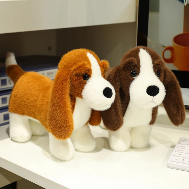 

Новая длинноухая собака, плюшевая игрушка, милая кукла-Такса, мягкое животное, щенок, мягкая игрушка для домашних животных, мультяшная такса, собака, подушка, плюшевое украшение