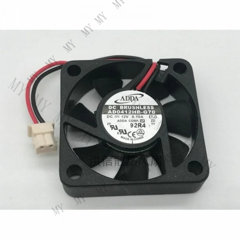 

TT for ADDA AD0412HB-G70 12V 0.10A 4cm 4010 40mm double ball silent fan 2pin