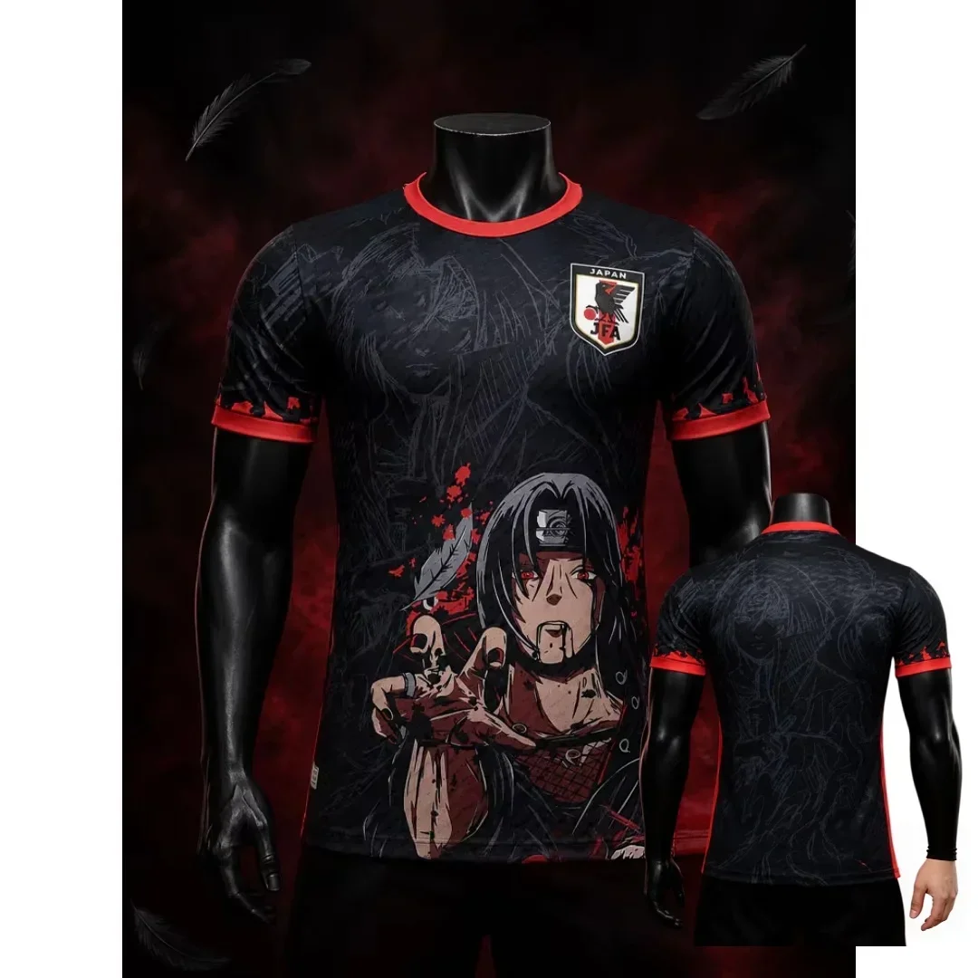 Japanese Jersey Itachi's Death - Naruto Shippuden Japanese Anime Summer Sports Men's T-Shirt Clothing Tee Family Matching