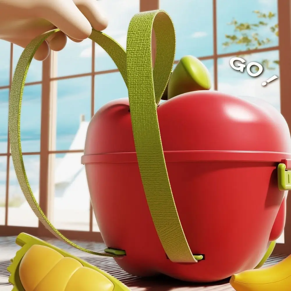 Set da taglio per frutta in ABS Contenitore grande Gioco carino Accessori da cucina Set educativo Gioco per bambini Gioco da cucina con cibo