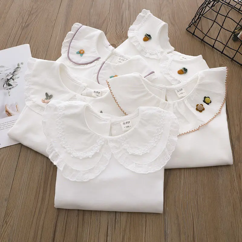 

new 18M-11T spring autumn children kids girls cute shirt