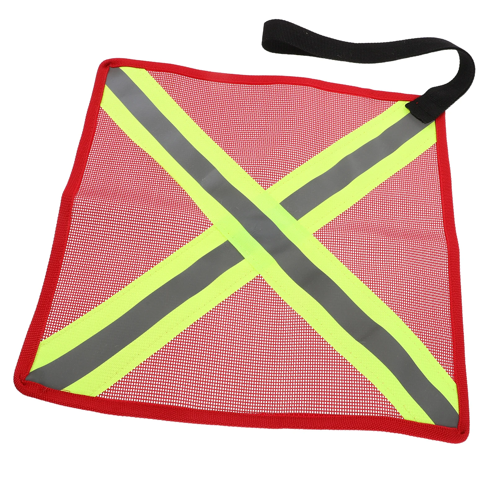 

Kayak Safety Flag High Visibility Reflective Strip Oxford Cloth Durable For Canoe Boat Towing Outdoor Water Sports Warning
