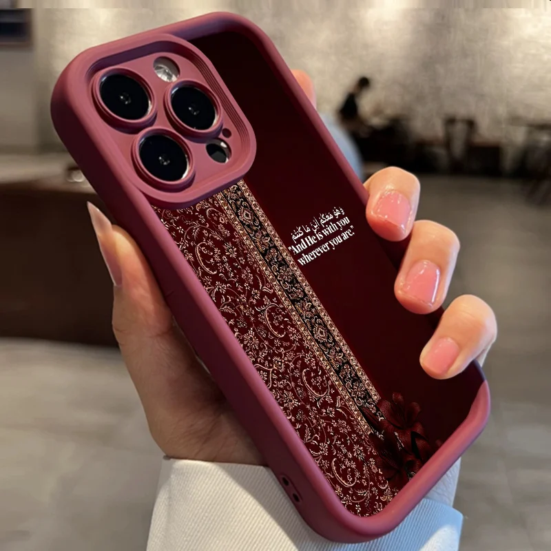 Retro Persian carpet pattern phone case suitable for iPhone 18 17 16 15 14 13 12 11 Pro/Max/Plus anti drop and shockproof - view 4