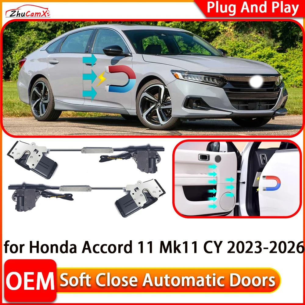 for Honda Accord 11 Mk11 CY 2023-2026 Car Automatic Electric Soft Close Door Closer Power Closing Door Comfort Closing System