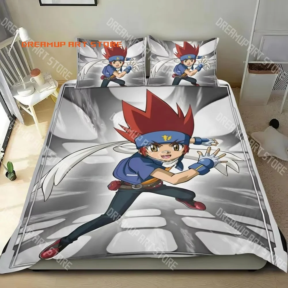 2026 3D Print B-Beyblade Anime Burst Bedding Set Single Twin Full Queen King Size Bed Set Adult Kid Bedroom Duvetcover Set
