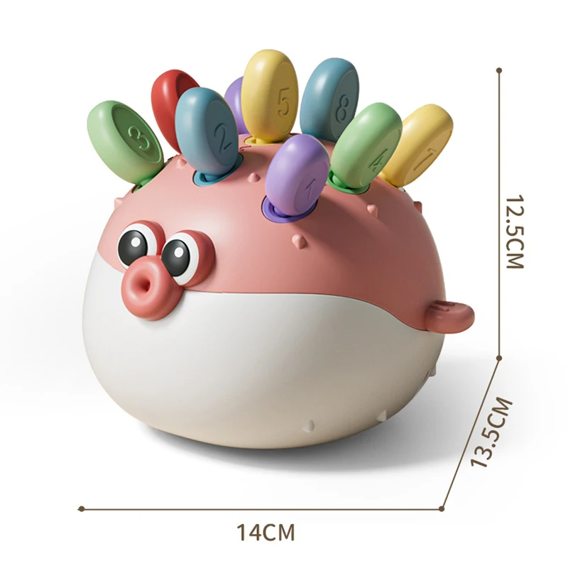 ของเล่นมอนเตสซอรี่เพื่อการศึกษาสำหรับเด็ก 1 ชิ้นสำหรับเด็กอายุ 0-3 ปี การเรียนรู้สี การพัฒนาความรู้ความเข้าใจ การจดจ่อ การประสานงานระหว่างมือและตา เหมาะสำหรับเกมเด็กชายและเด็กหญิง เหมาะสำหรับของขวัญวันหยุดต่างๆ เหมาะสำหรับวันคริสต์มาส วันปีใหม่ และของขวัญวันหยุดปีใหม่