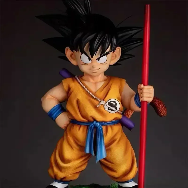 Anime Dragon Ball figure Fc Little Goku Gk Statue 1/4 bicolore Goku Animation Pvc Model Doll Collection Desk Decoration Toys