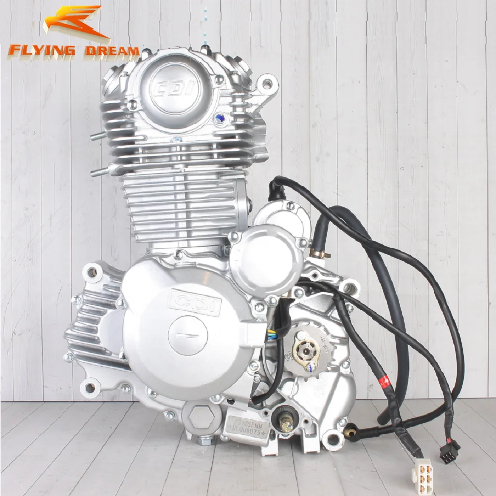 Gruppo motore moto ATV Frizione manuale raffreddata ad aria 250cc Motore Zongshen Zs165FMM CBB250