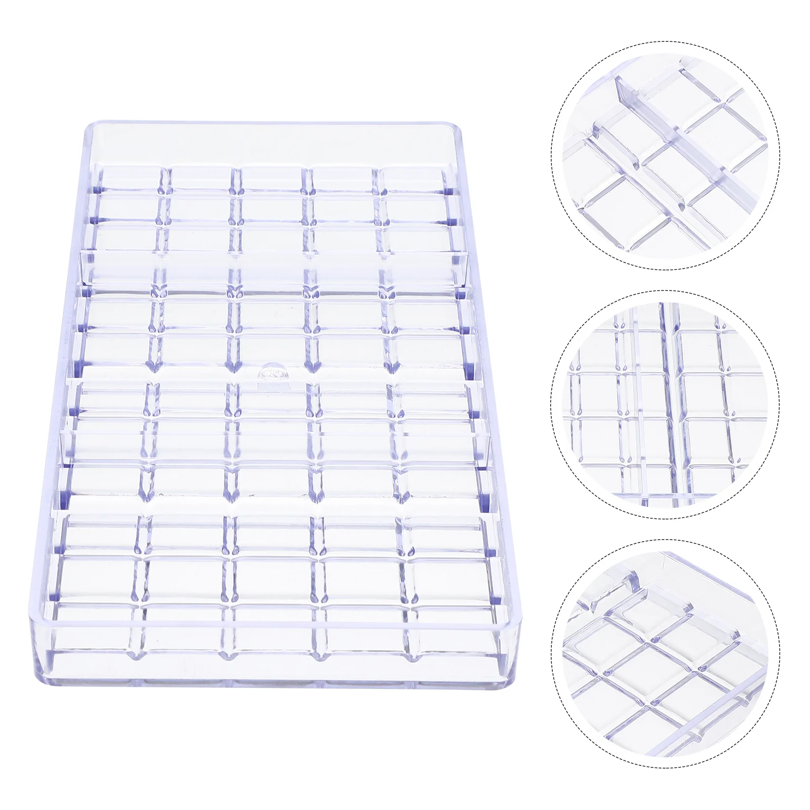 

Clear Chocolate Mold Plastic Candy Mold DIY Baking Tool for Professional Use