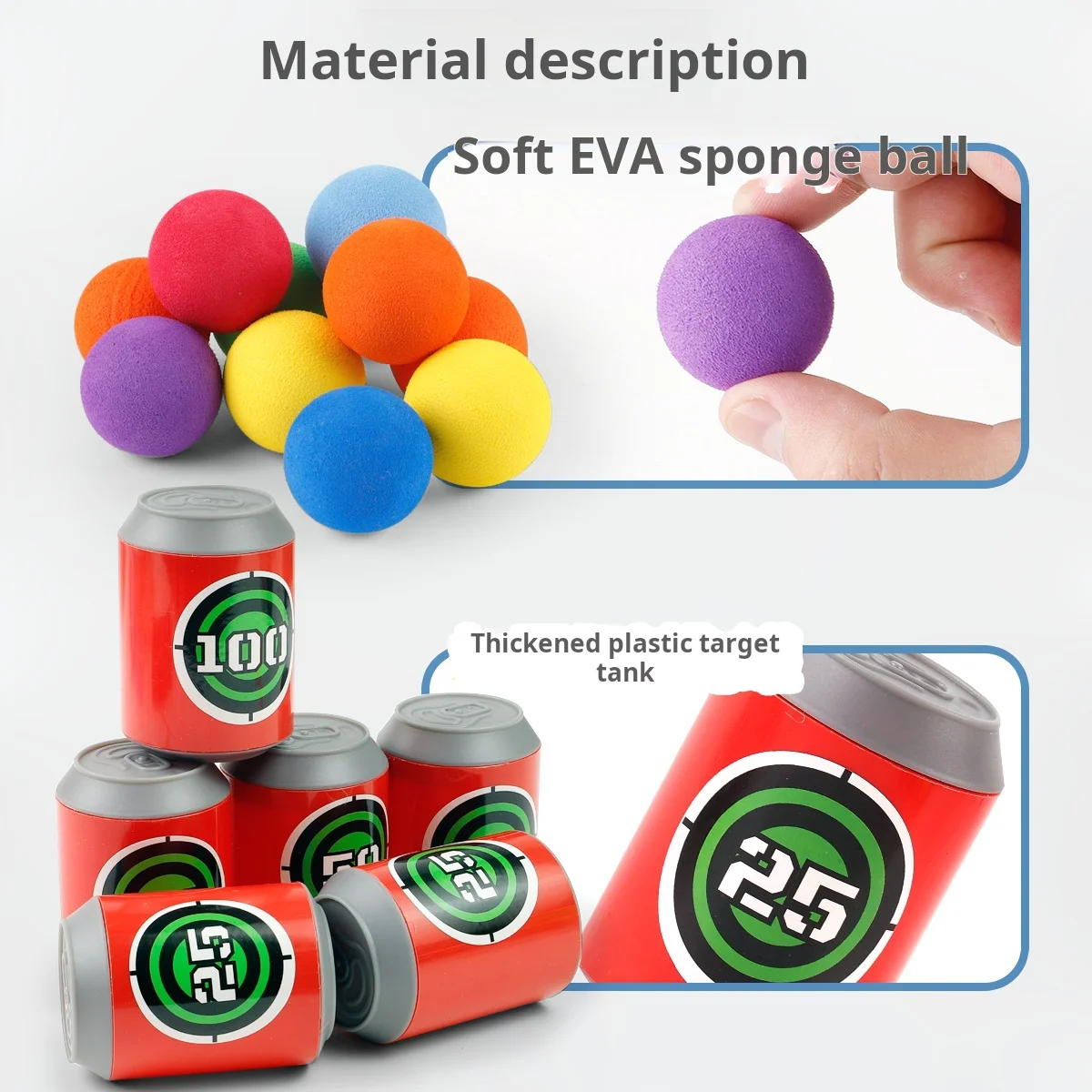 Soft Bullet Target Practice Toy for Children,Educational Shooting Practice Toys with Soft Bullets,parent-child interactive toys
