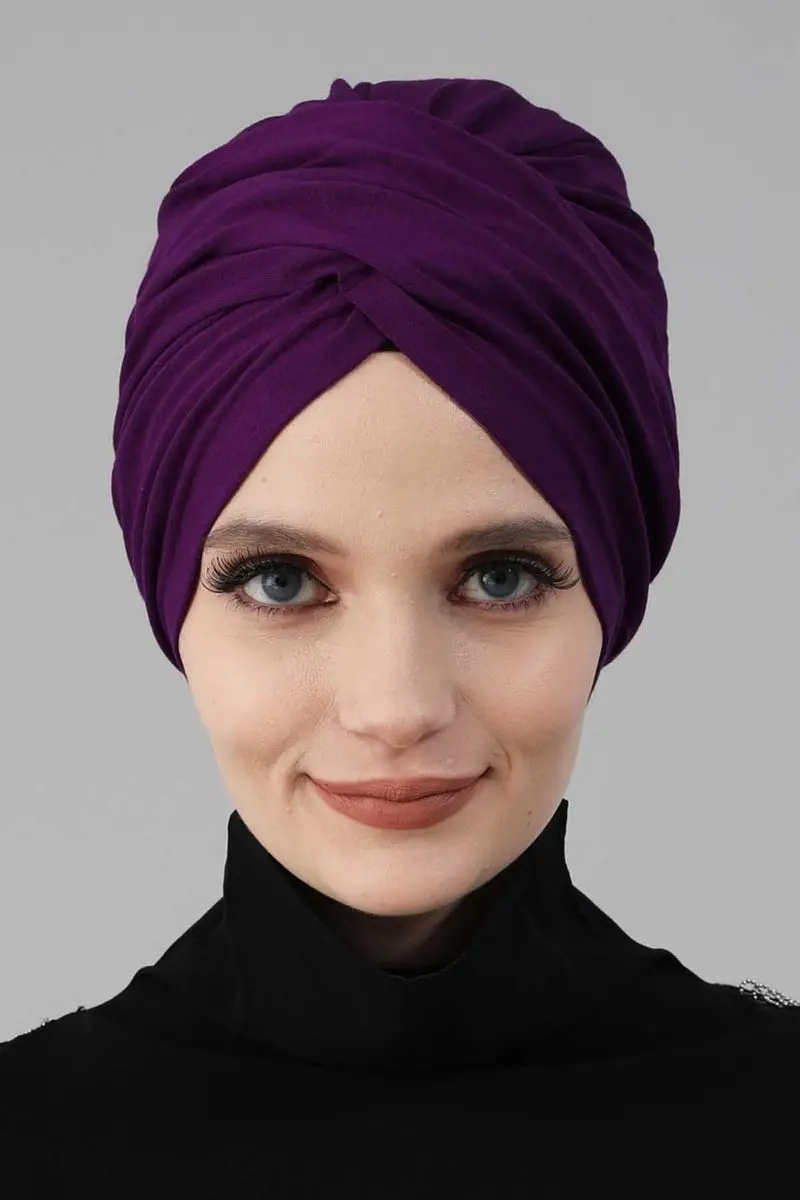 

Hijab Bone purple