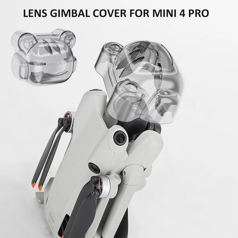 Gimbal Lens Cover Dji Mini 4 Pro Lens Beschermhoes Snel Demontage Case Beschermende Shell Drone Accessoires