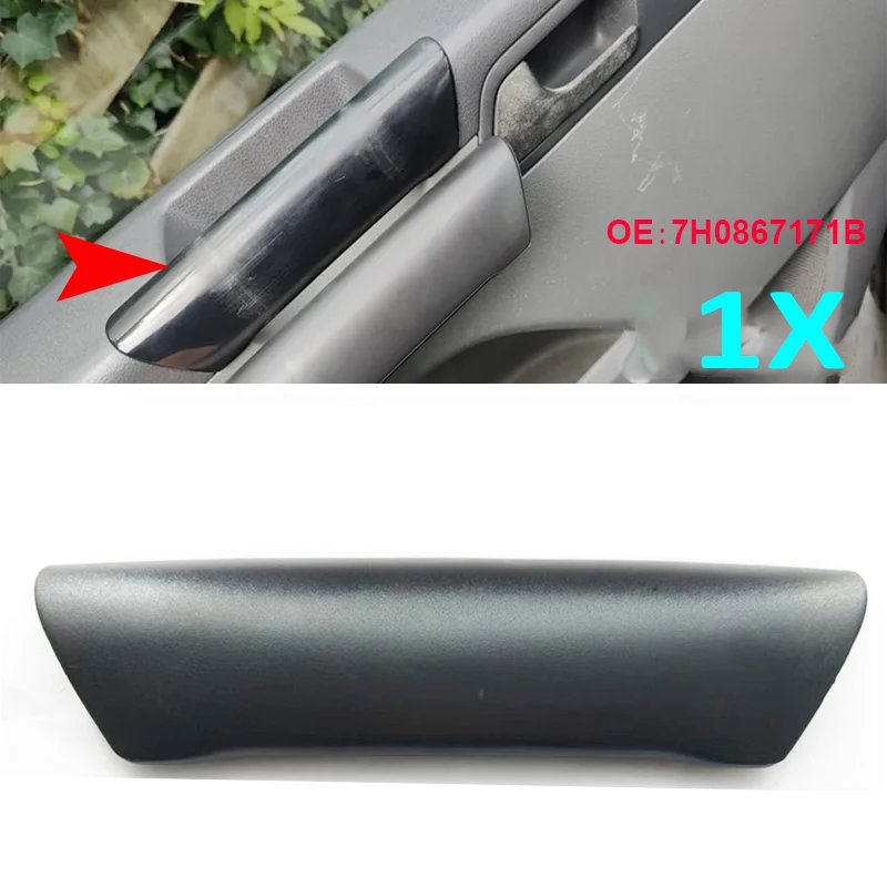 Nueva manija de puerta Interior delantera, cubierta de agarre, izquierda y derecha 7H0867171B para VW Transporter T5 Caravelle Multivan MK1 2003-2010