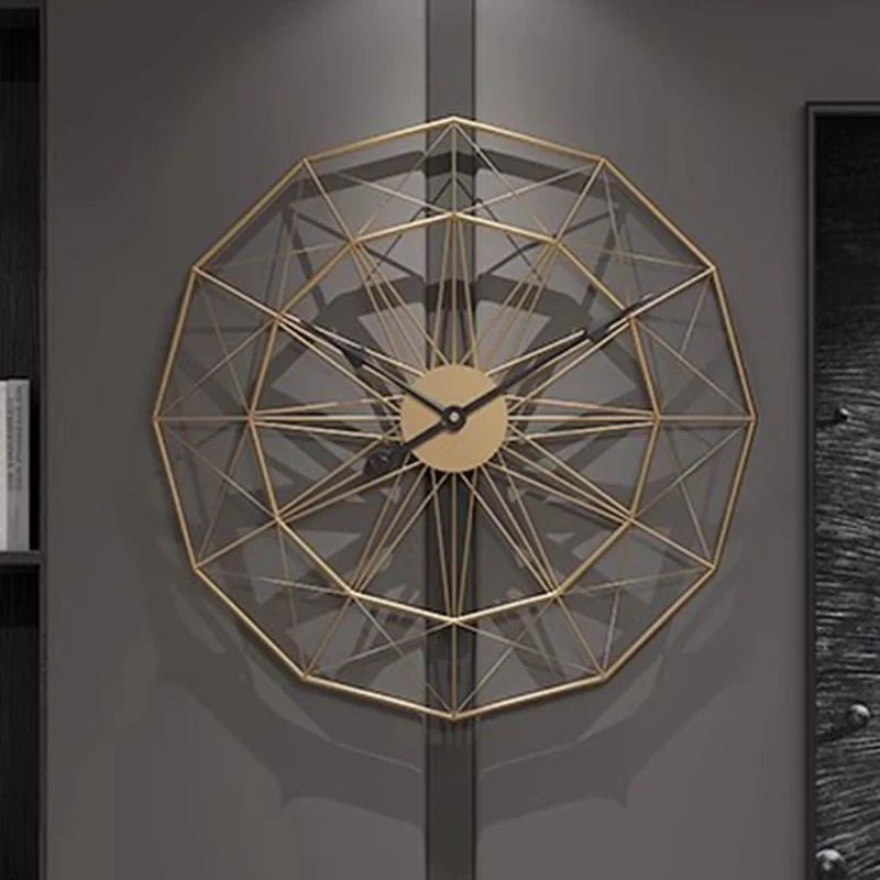 Minimalist Luxury Wall Clocks Large Size Wall Clocks Silent Living Room Clock Modern Creativity Home Decor Clock Decoration