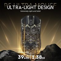 ATTACK SHARK R5 Ultra Carbon Fiber 8000Hz Wireless Gaming Mouse, 39g SUPERLIGHT, 42000DPI, PAW3950MAX Sensor,BT/2.4G/USB