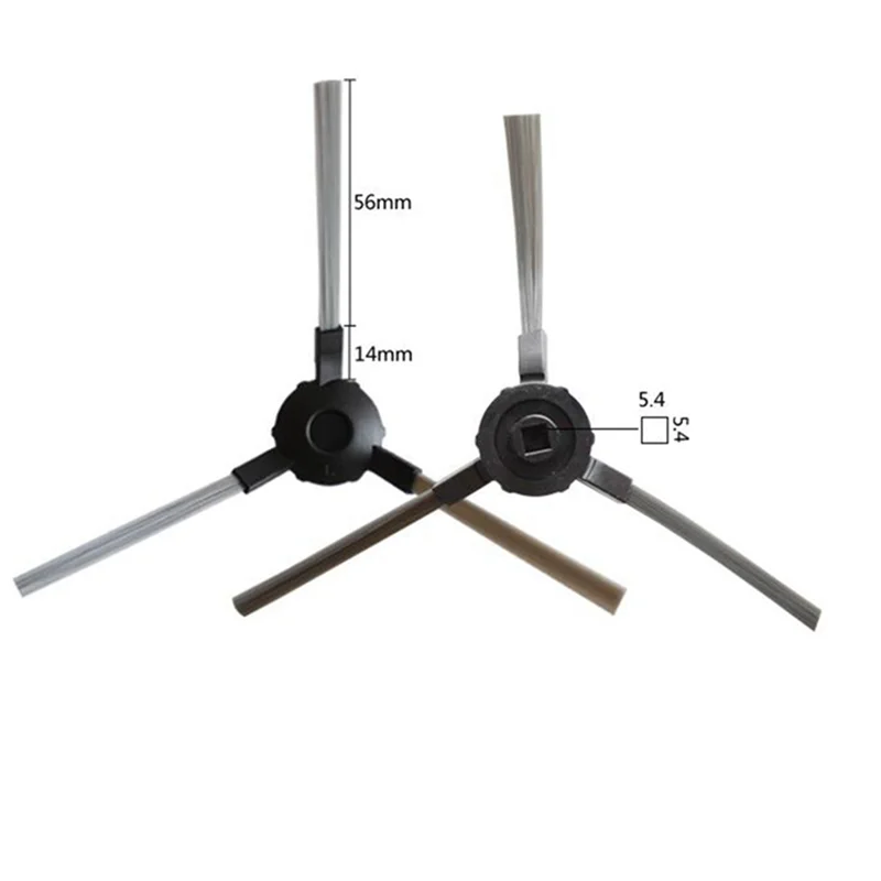 8 Uds para Proscenic 811GB 911SE / Symbo XBot 5 PRO / Lauben Robot aspirador 26BB repuestos para mascotas Cepillo Lateral # ABGP