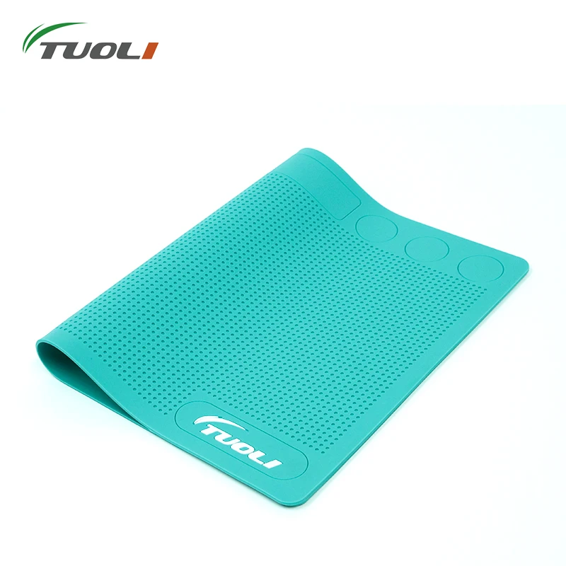 Almofada Especial do Silicone de Tuoli com Filme Resistente de Alta Temperatura da Isolação Térmica Antiderrapante da Multi-função Magnética do Telefone Móvel