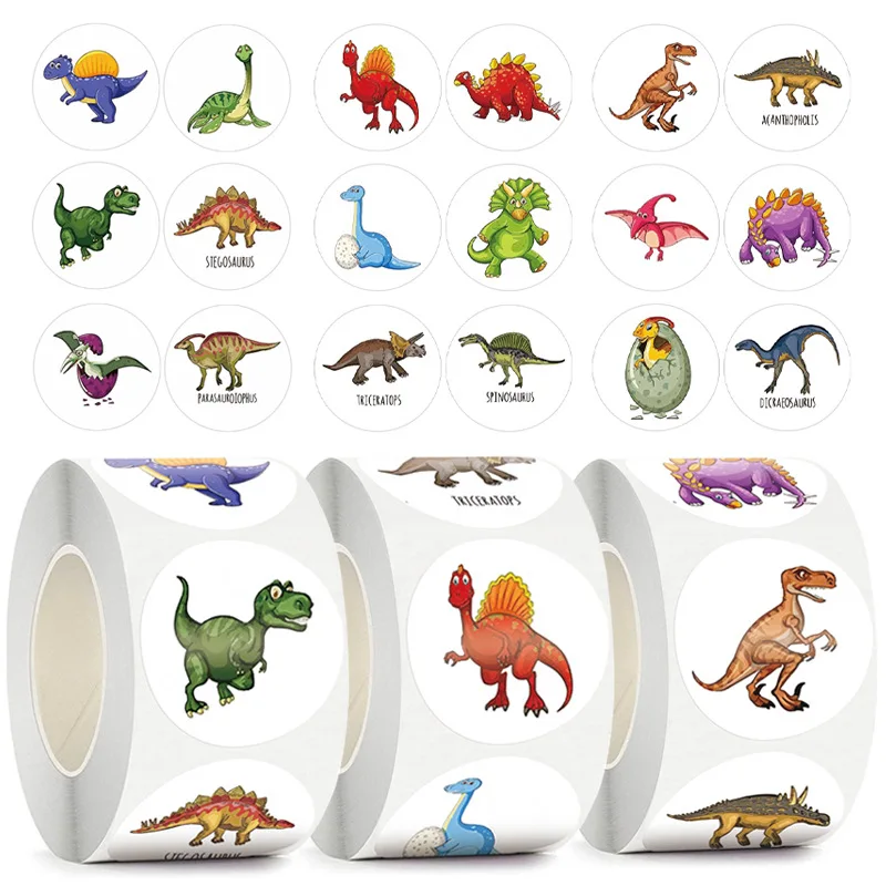 50-500-pcs-bonito-dinossauro-animal-adesivos-diy-scrapbook-telefone-recompensa-adesivos-decoracao-caixa-de-presente-selo-etiqueta-adesivo-de-parede-criancas-brinquedo