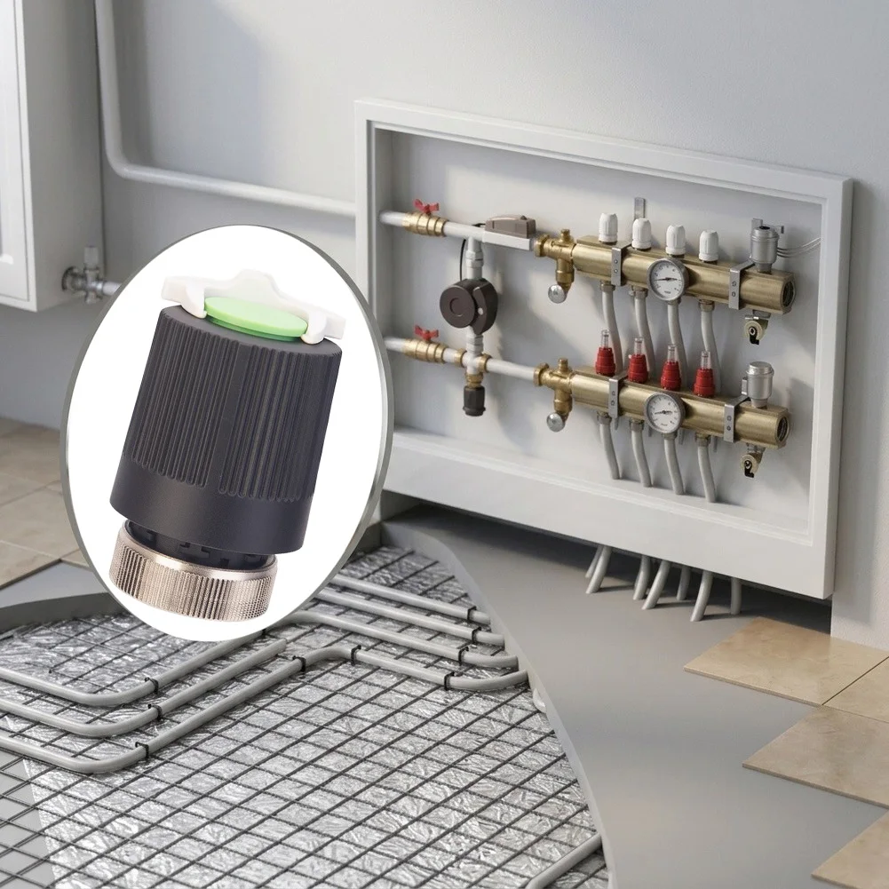 1/4PCS230V Normally Closed Electric Actuator M30*1.5 Underfloor Heating Actuator Electric Thermostatic Radiator Valve