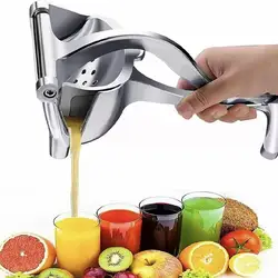 Manual Juice Squeezer Aluminum Alloy Hand Pressure Juice Bar Tool Lemon Kitchen Pomegranate Juicer Fruit G0D9