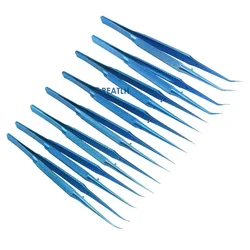 14cm Titanium Ophthalmic Tweezers Autoclavable Micros Forceps with Platform Ophthalmic Eye Surgery Instruments 1pcs