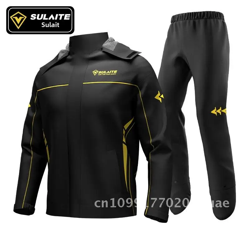 

Мотоциклетный дождевик-пончо из ткани Оксфорд, уличный разделенный плащ с водонепроницаемой пленкой из ТПУ для электромобиля