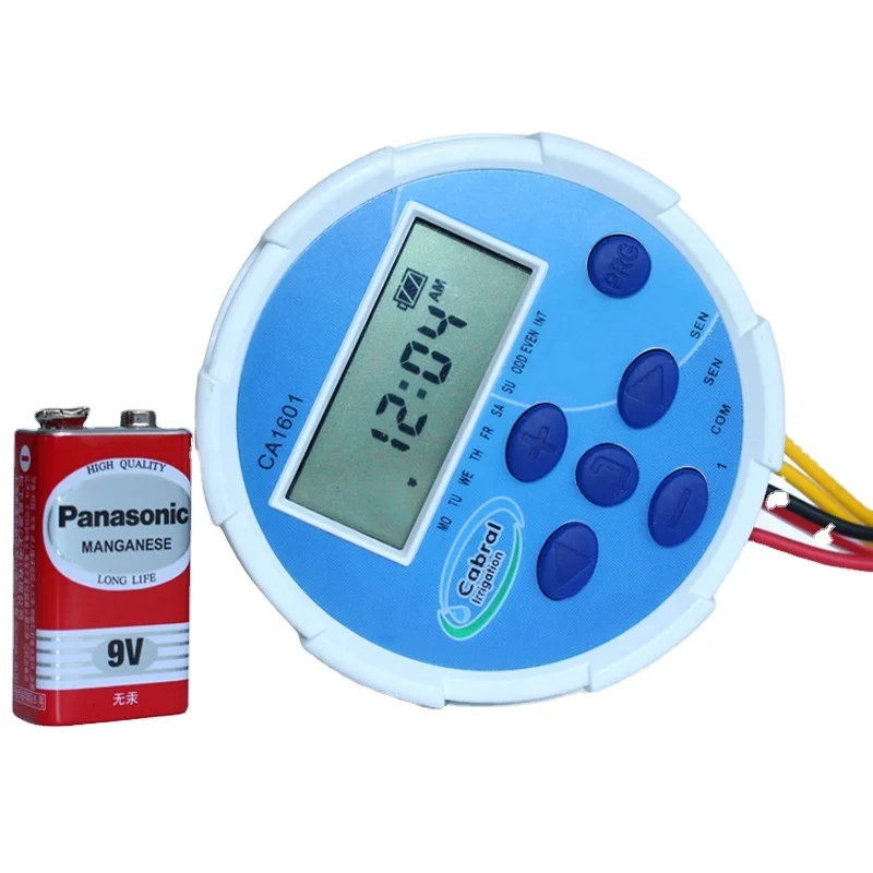 CA1601 Controller Irrigation Valve Solenoid DC Latching Remote Control Waterproof 9V Battery Operated