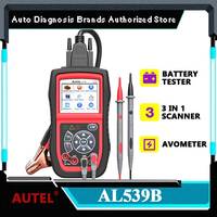 Autel Autolink AL539B OBD2 Scanner 3 in 1 Code Reader 12V Battery Tester DC AC Avometer Electrical Test Tool Automotive Analyzer