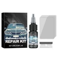 20ml Windshield Nano Repair Fluid Kit With Clear Vision Adhesive Fluid Car Cracked Glass Repair Tool Car Accessories