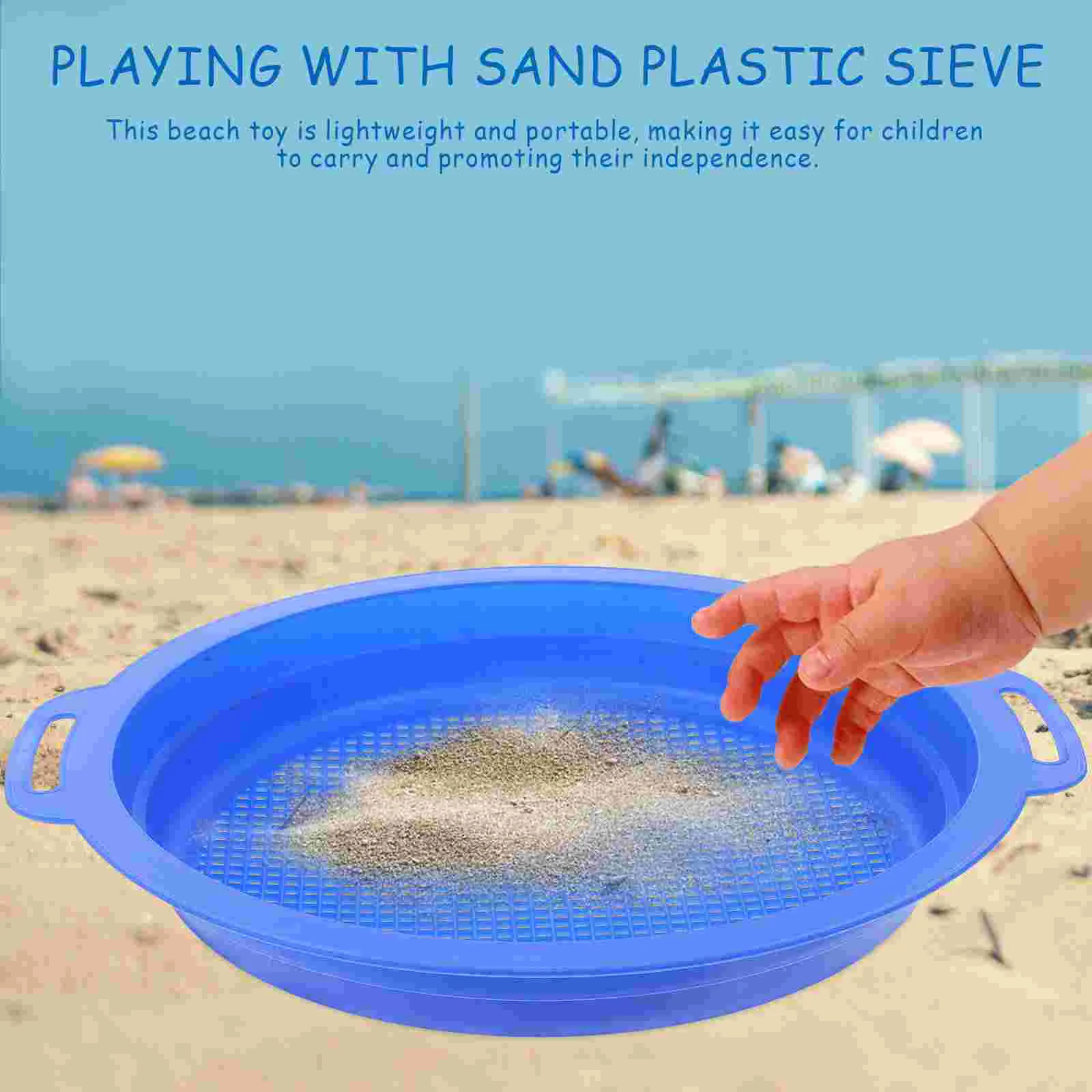 Plastic Sand Beach Beach Essentials For Vacation Toy Portable Handheld Sifter Plaything Vacation Essential