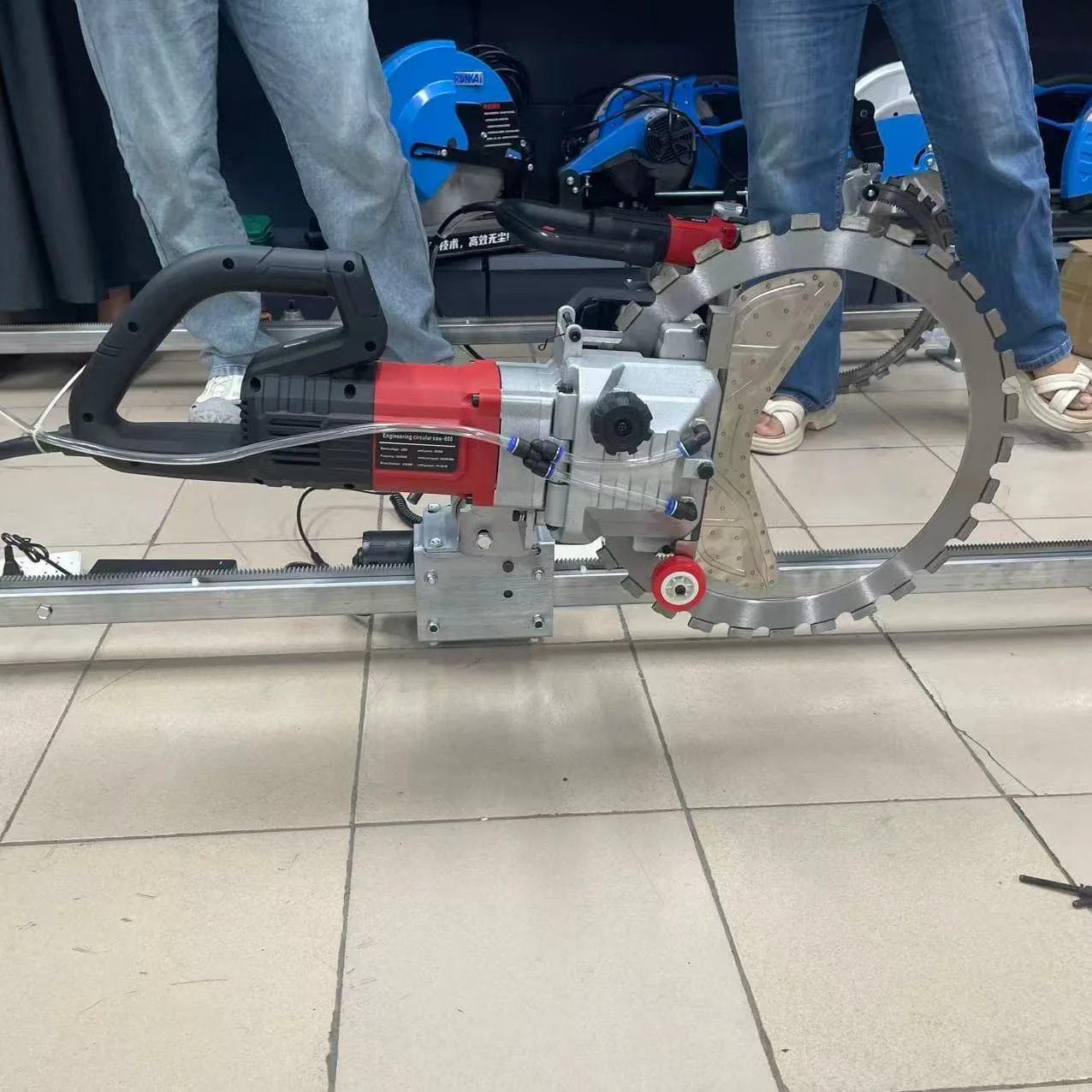 CE8800W9800W Brushless Motor Concrete Cutting Machine Concrete Cutter Wall Saw Cutting Machine Concrete Wall Saw Cutting Machine