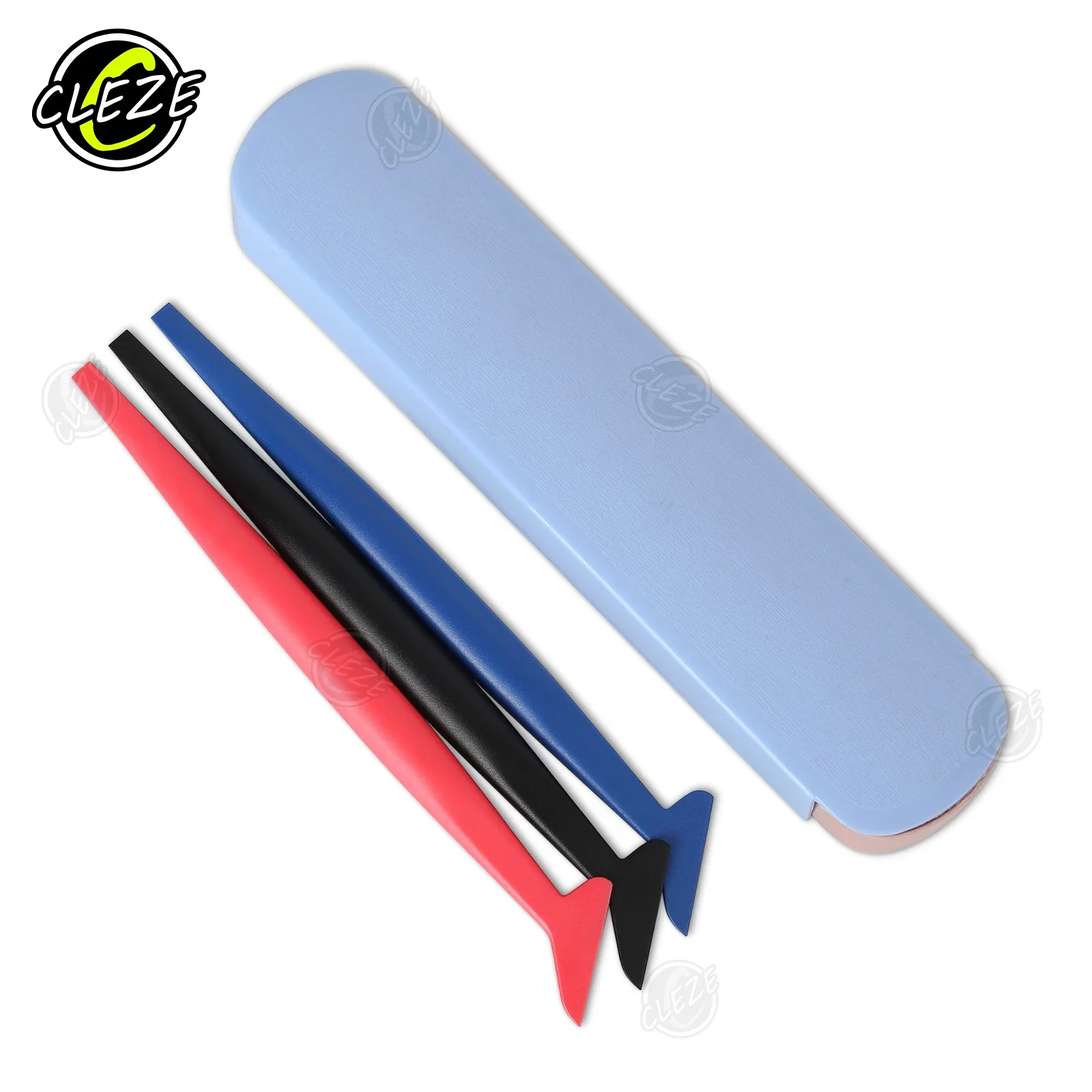 CLEZE 10PCS Car Wrapping Tucking Tool Set Vinyl Wrap Micro Trimmer Corner Squeegee for PPF Window Tint Film Installation