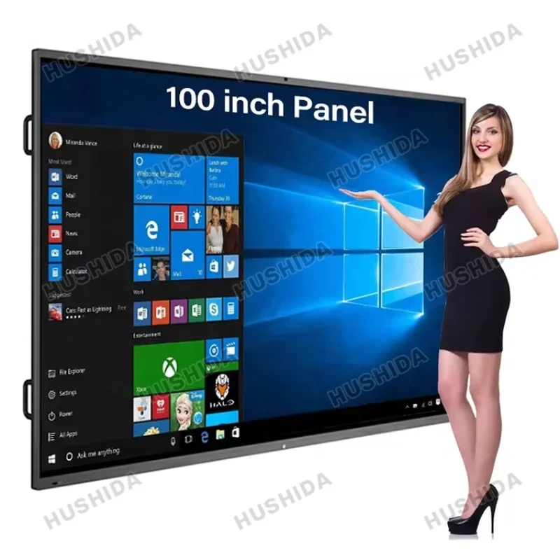 

55 65 75 85 86 98 110 inch Pen Finger Touch Interactive Tablet 4k LCD Digital Interactive Smart Board School Teaching