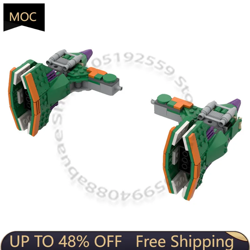 

216 PCS Space War Model Modular Podracer Engines MOC Customize Modular Building Block Simple Technology DIY Toy Christmas Gift