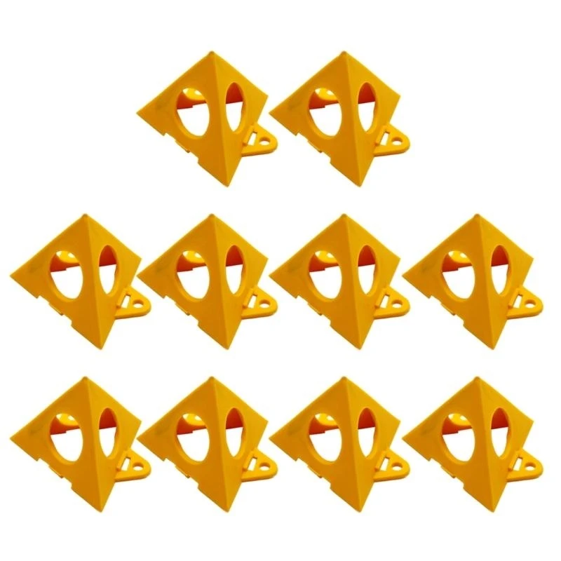  Set of 10 Foldable & Adjustable Woodworking Paint Stands Mini Cone Paint Stands