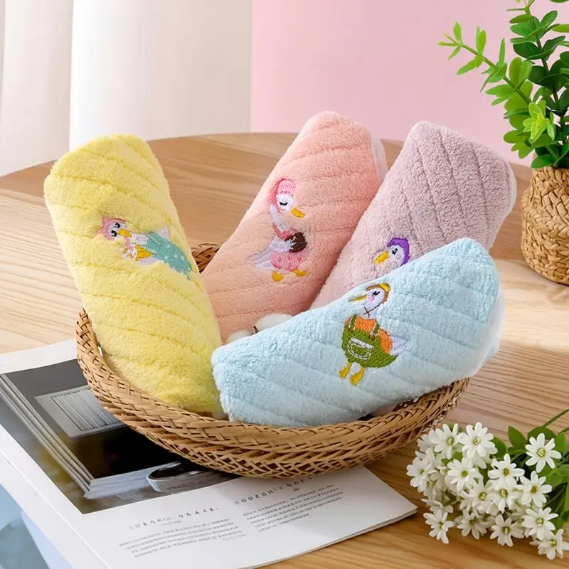 10-Pack Soft Cotton Towels Baby Handkerchiefs Face Washers Hanging Children's Hand Towels Absorbent Home Use Towels