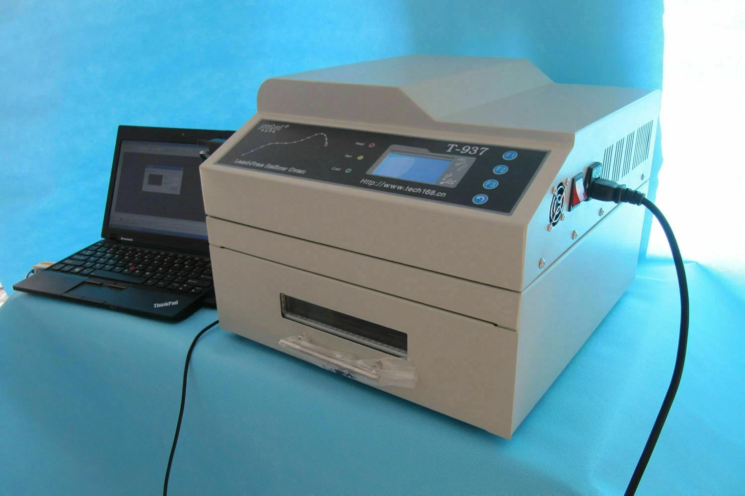 Desktop Reflow Soldering Oven T-937 Hot Air Infrared IC Heater For Circuit Board BGA Rework Station