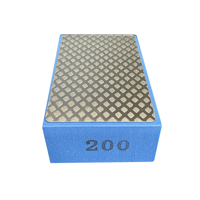 60/100/200/400# Diamond Hand Polishing Pad 90x55mm Abrasive Pad for Metal Glass Tile Ceramic Polishing Remove Sharp