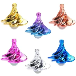 Pneumatic Gyro Portable Fingertip Decompression Desktop Toy Wind Blowing Rotating Multicolor Gyro Children's Gift Fidget Toys