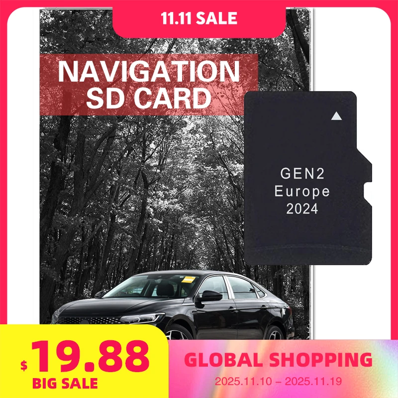 

2024 P56YH03-E2024 for Subaru GEN2 Impreza/XV/Forester/WRX/STI Car Navigation Update EU UK Maps GPS TF Card Road coverage 99%