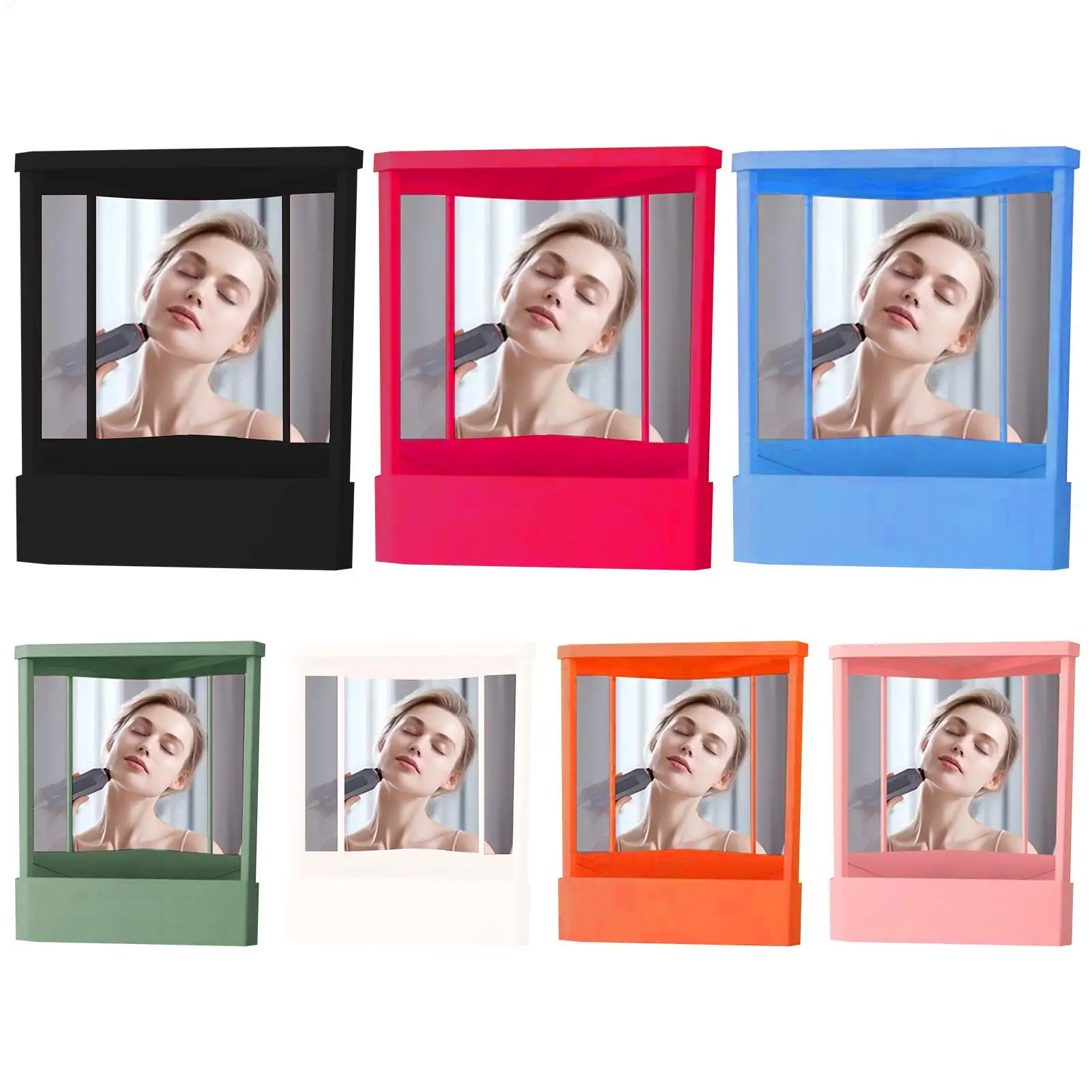 Non-Reversing True Reflection Mirror, Professional Real Image Precision Makeup Mirror, Accurate Face Reflection for Haircuts