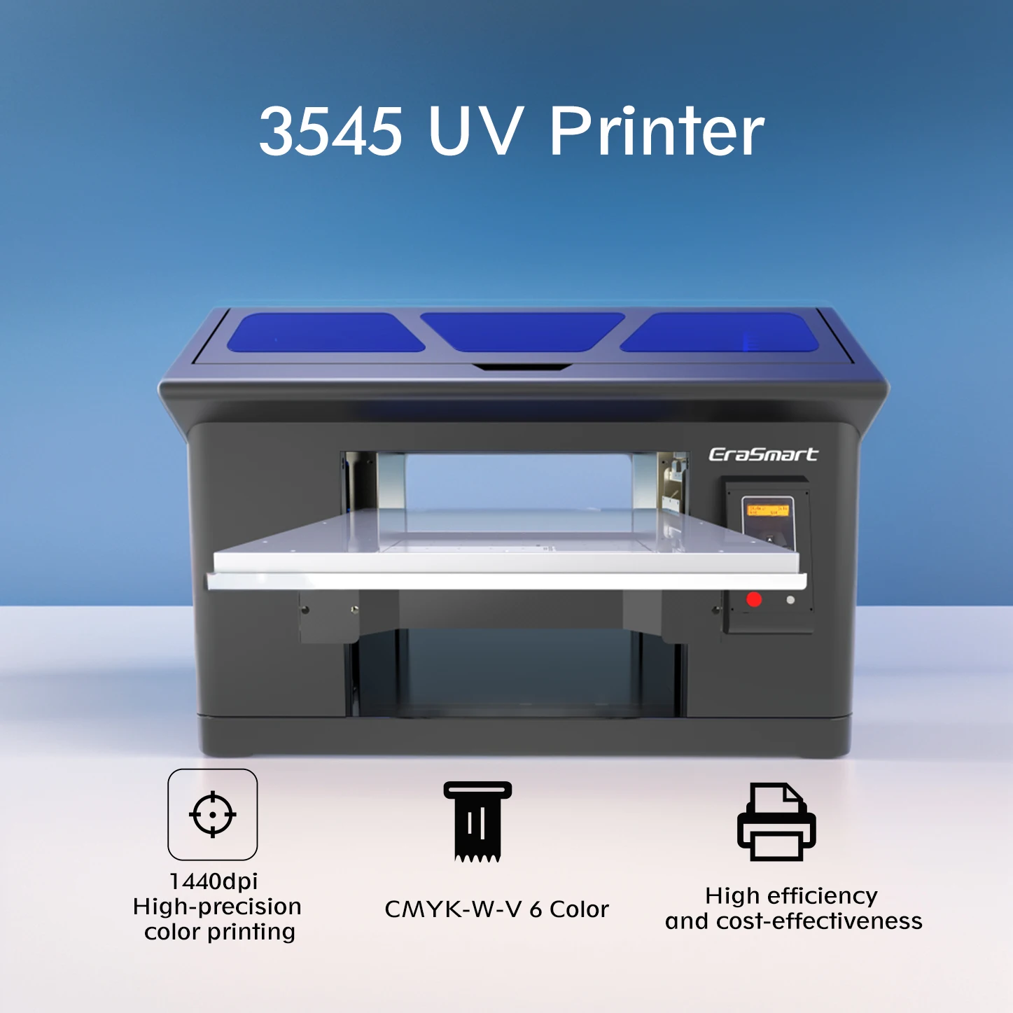 Digital 3545 A3 Mini Led Rotary Bottle Golf Ball Phone Case UV Printer Machine Transfer Sticker DTF Flatbed Inkjet UV Printer