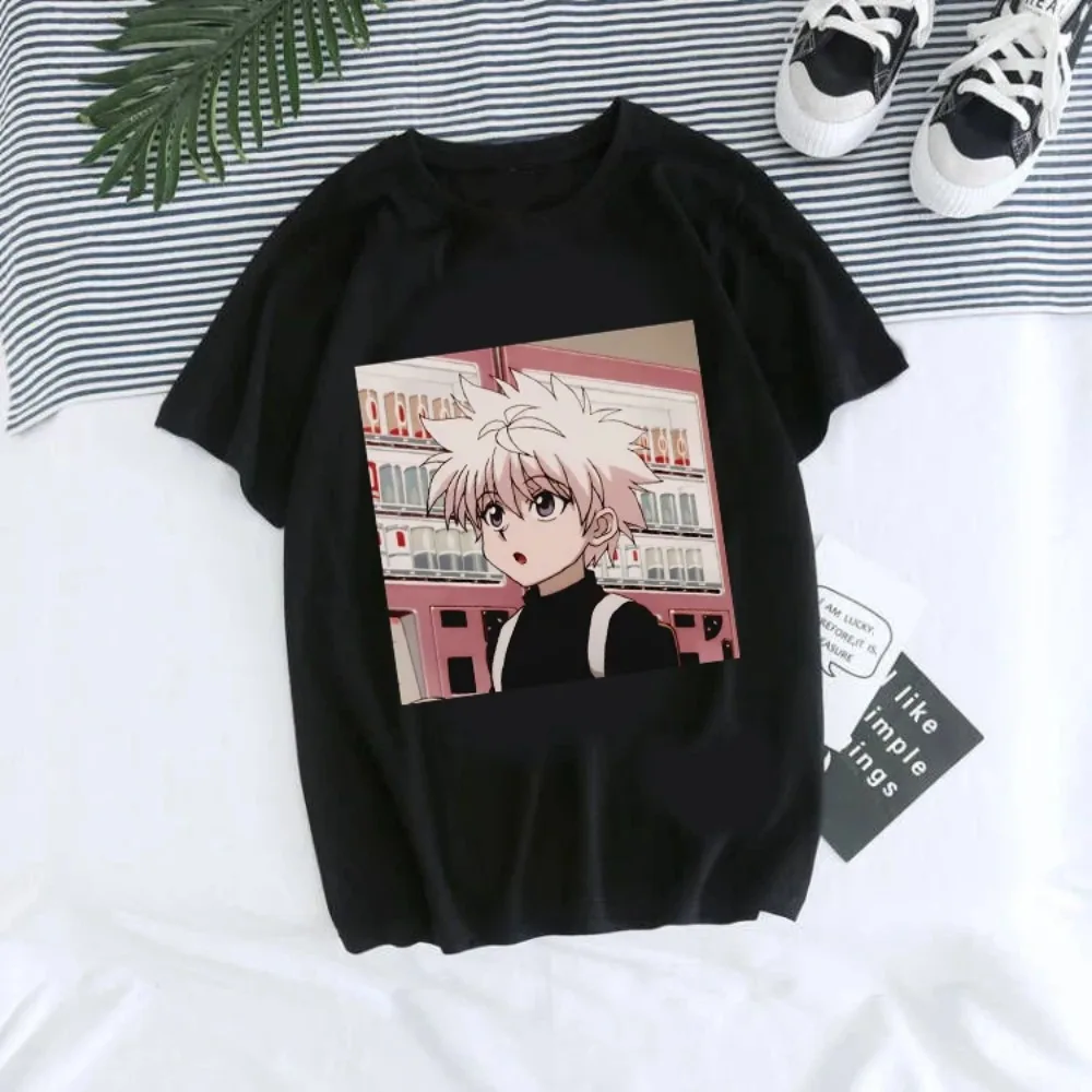 Anime Hunter X Hunter T-shirt Japan Manga Hisoka Killua Zoldyck Kawaii Funny T Shirts Kurapika Devil Eye Short Sleeve Tee Tops