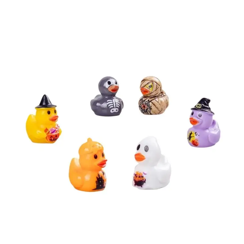 Halloween Mini-Geister-Enten-Harz-Charms, vielseitige, bezaubernde Ornamente für Heim-Party-Dekoration, DIY-Kunstprojekte und Geschenke – Detail 11