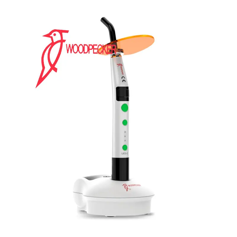 Woodpecker LED C Dental LED Curing Light Led Machine lampada fotosensibile orale sbiancamento dei denti resina riempimento Wireless