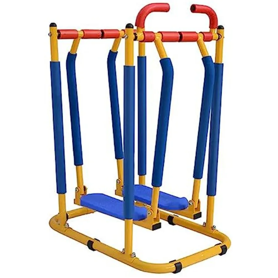 

Fitness Equipment 's Exercise Equipment Adjustable Fun Treadmill for Ages 3-12 Years Blue and Red